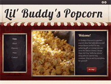 Tablet Screenshot of lilbuddyspopcorn.com